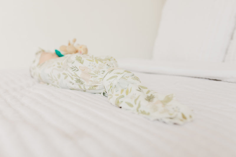 Copper Pearl Knitted Swaddle Blanket Rex