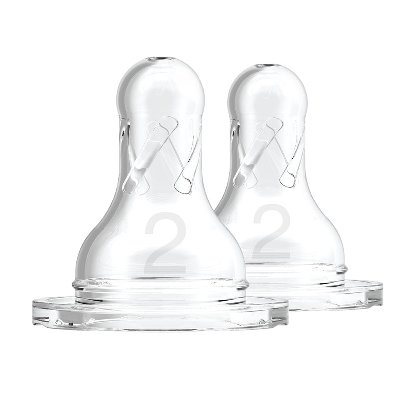 Dr Brown's Natural Flow® Options+™ Narrow Teat Level 2 Flow 2Pk