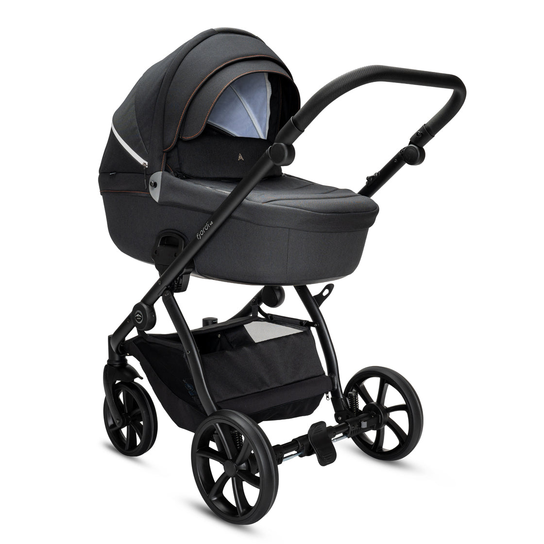 Noordi Fjordi V2 2in1 Pushchair with ThermoCot™ Carrycot, Voyager Black