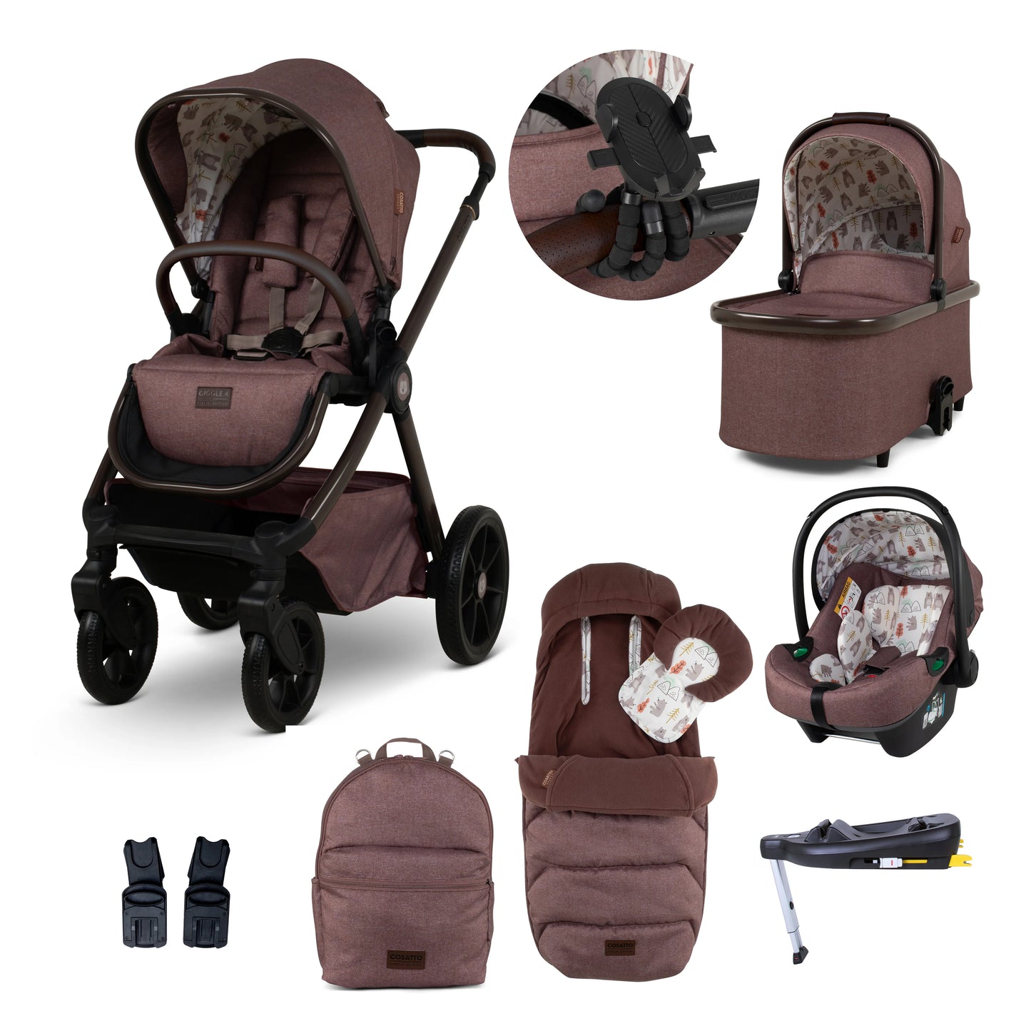 Cosatto Giggle 4 Special Edition Everything Bundle Bear Hug