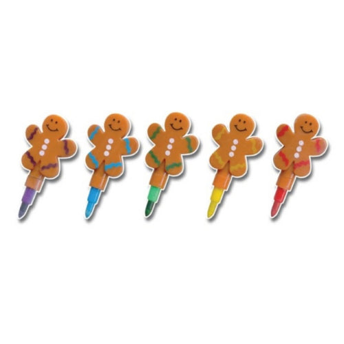 Playwrite Interconnecting Gingerbread Crayon - 5 Colours