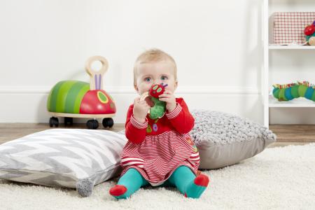 Rainbow Design The Very Hungry Caterpillar Ring Rattle