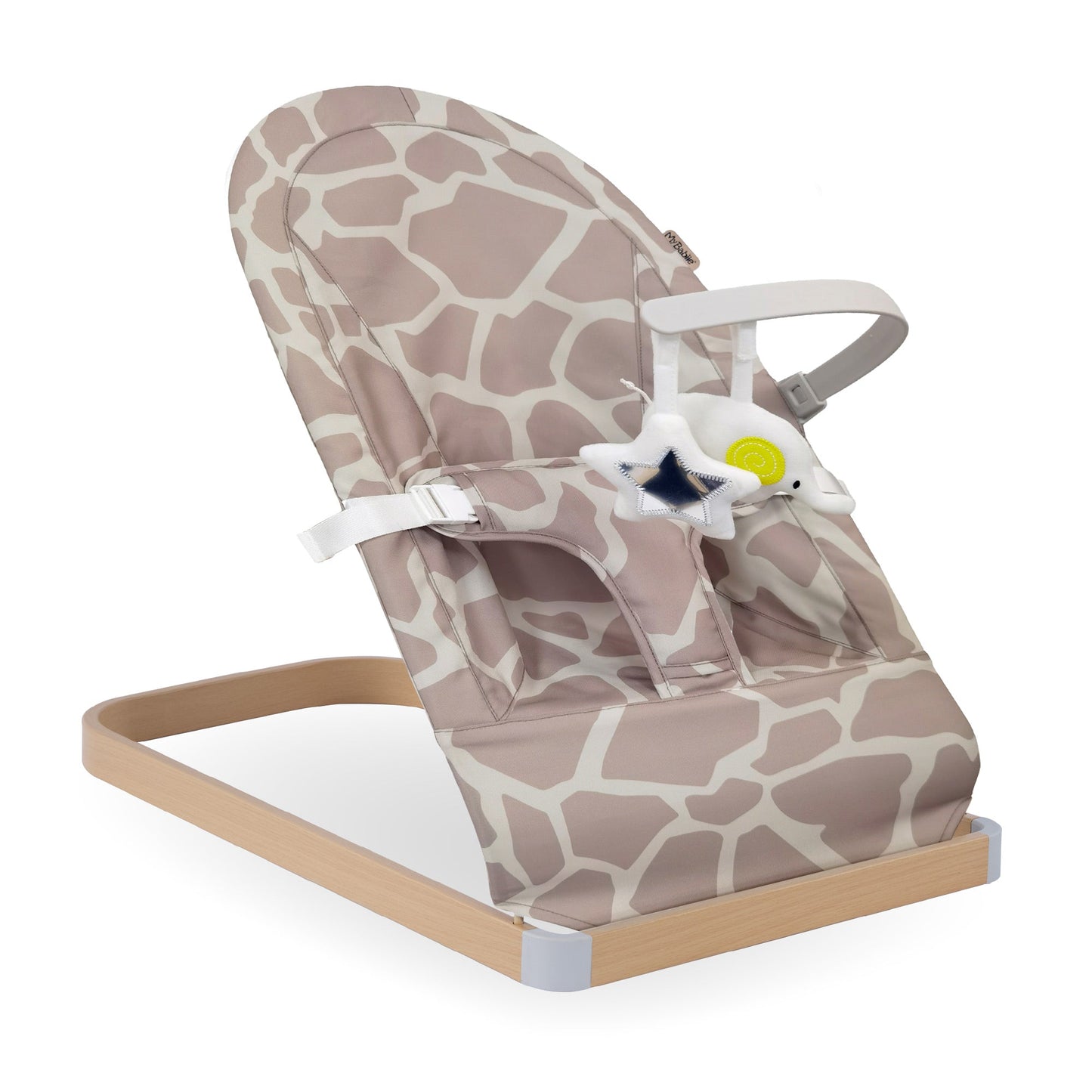 My Babiie Baby Bouncer with Toy Bar - Giraffe