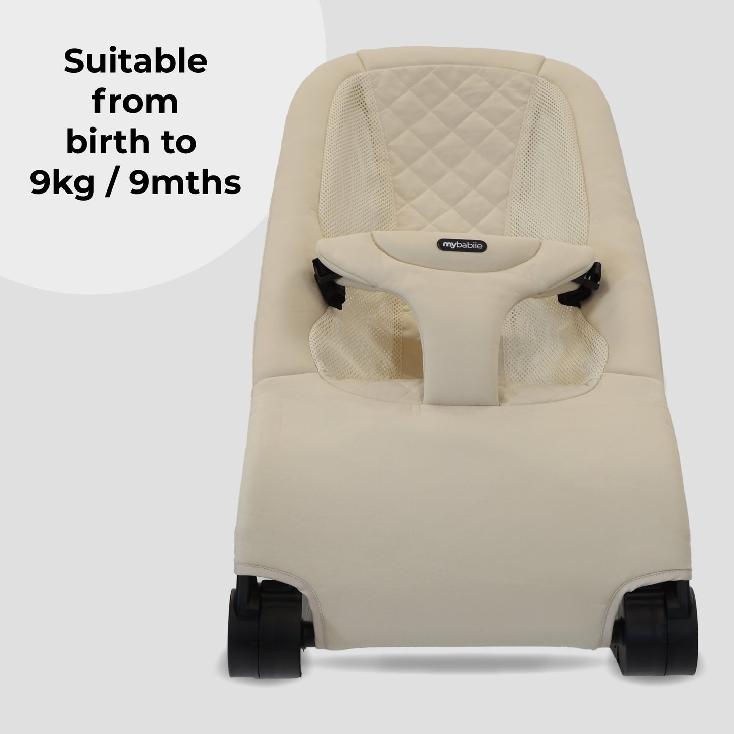 My Babiie Reclining Baby Bouncer - Oatmeal