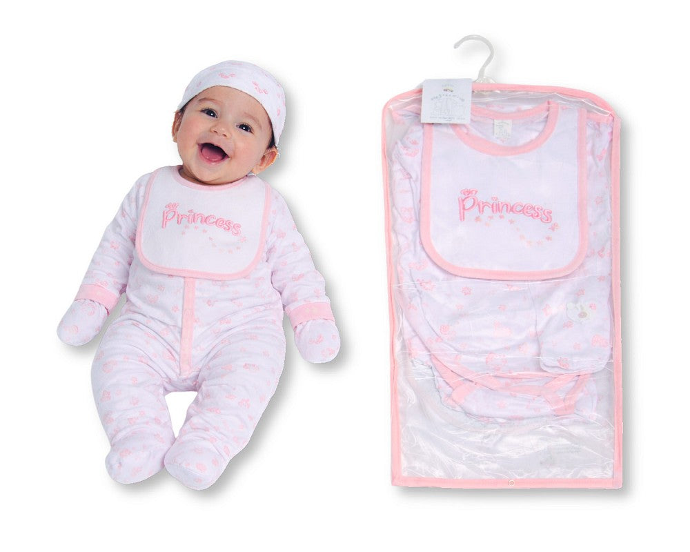 My Little Chick Baby Girls 5 Pieces Layette Gift Set - Princess