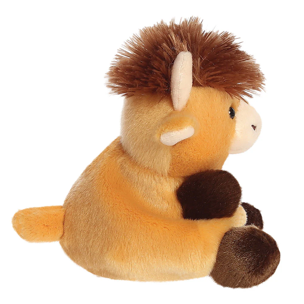 Palm Pals Hubert Highland Cow Soft Toy 5"
