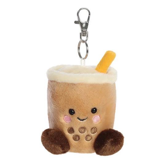 Palm Pals Milky Tea Boba Clip-On 4"