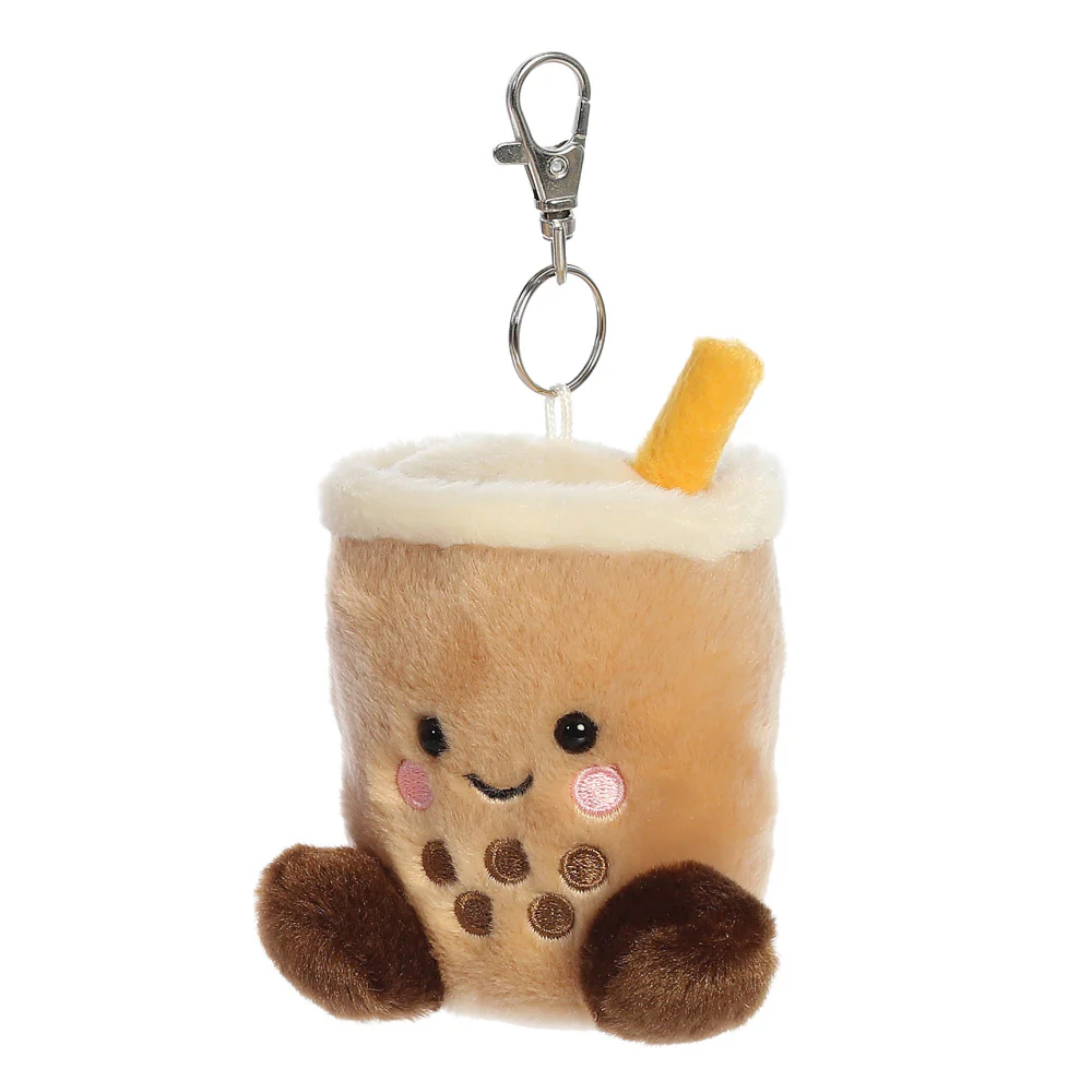 Palm Pals Milky Tea Boba Clip-On 4"