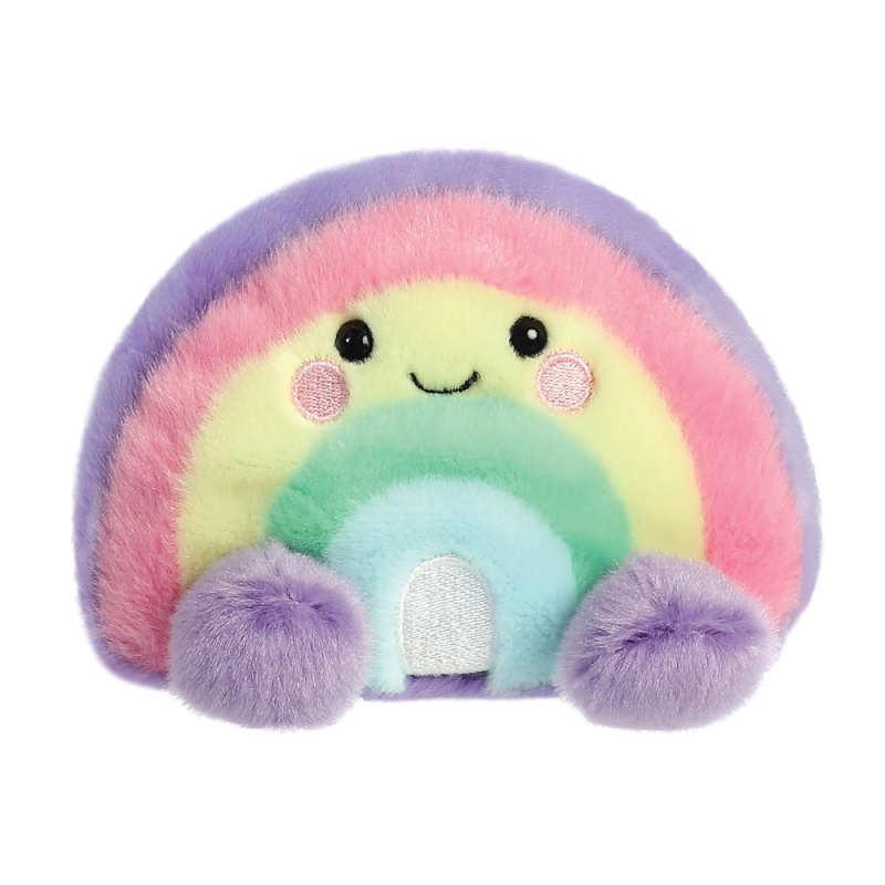 Aurora Palm Pals Vivi Rainbow Soft Toy 5”