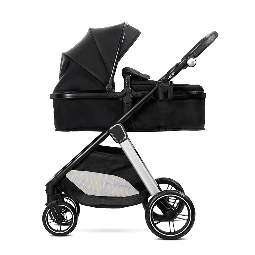 Lorelli Aspen 3in1 Travel System Inc Aspen I Size Car Seat – Black