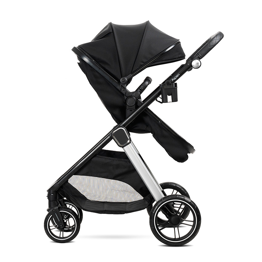 Lorelli Aspen 3in1 Travel System Inc Aspen I Size Car Seat – Black