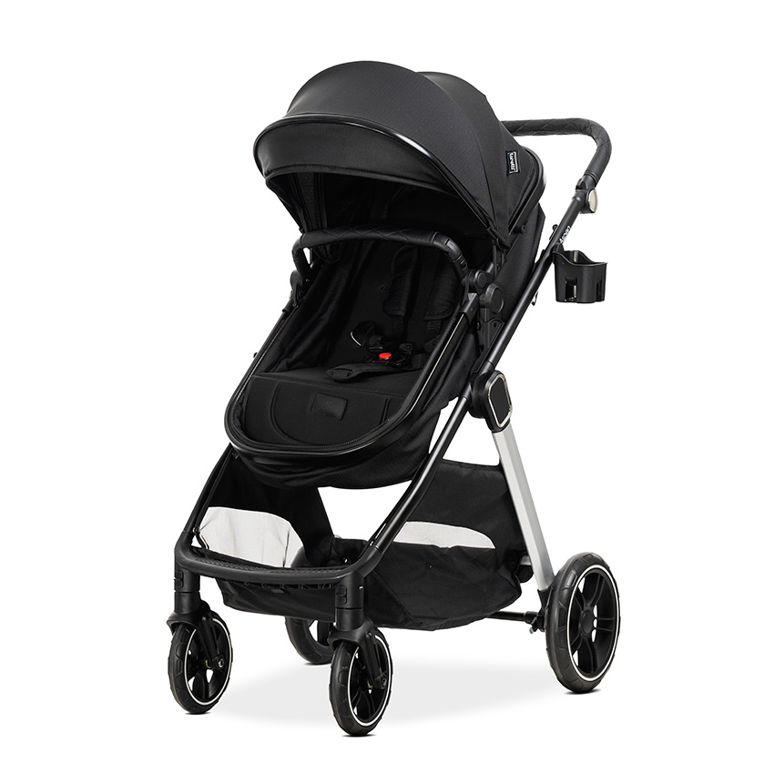 Lorelli Aspen 3in1 Travel System Inc Aspen I Size Car Seat – Black