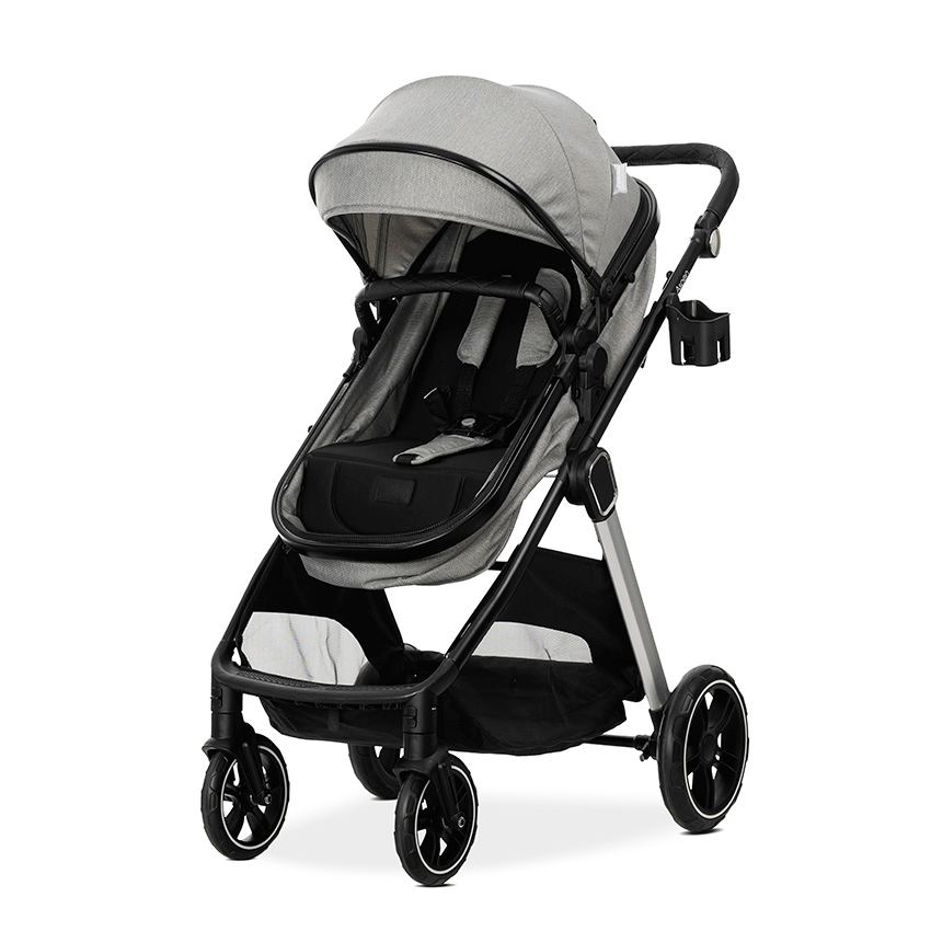 Lorelli Aspen 3in1 Travel System Inc Aspen I Size Car Seat – Grey