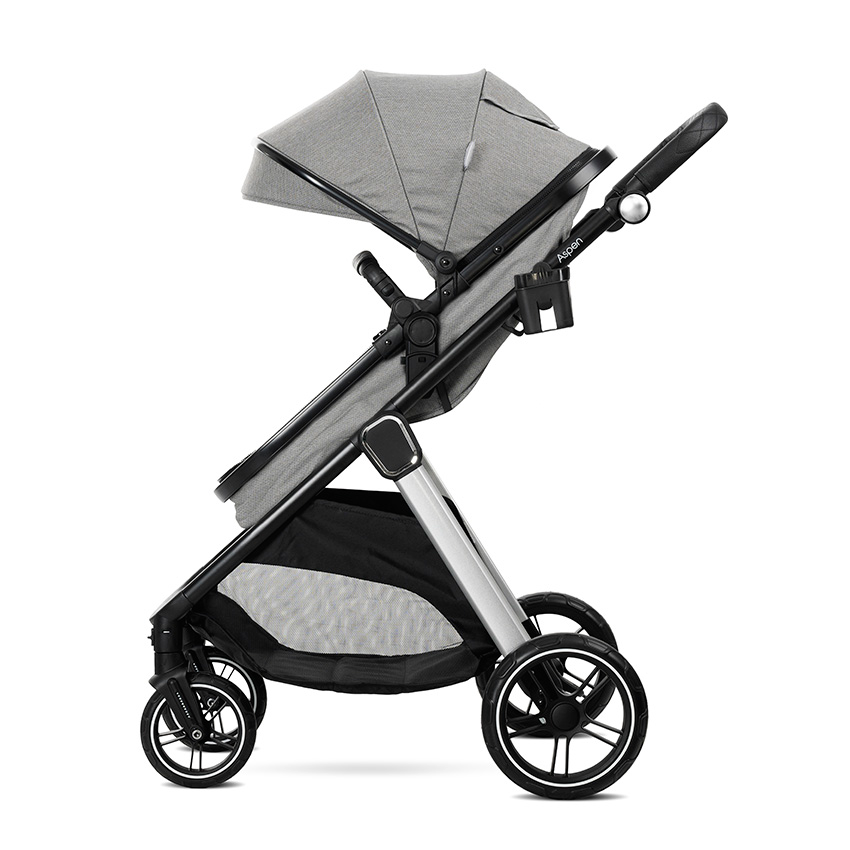 Lorelli Aspen 3in1 Travel System Inc Aspen I Size Car Seat – Grey