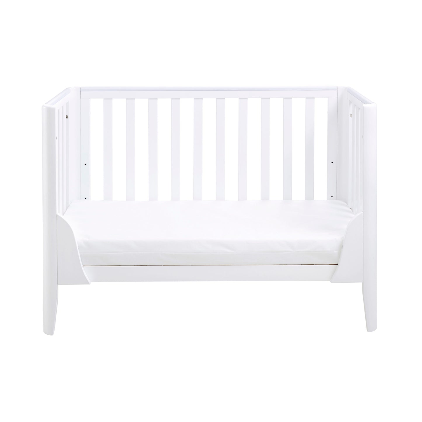 Babymore Iris Mini Cot Bed – White