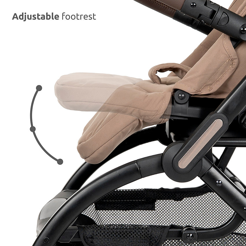 Lorelli Makaya Forward/Rearward 360 Rotation Stroller – Beige