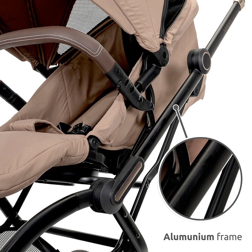 Lorelli Makaya Forward/Rearward 360 Rotation Stroller – Beige