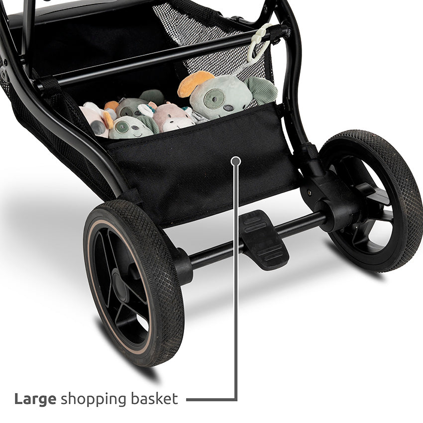 Lorelli Makaya Forward/Rearward 360 Rotation Stroller – Black