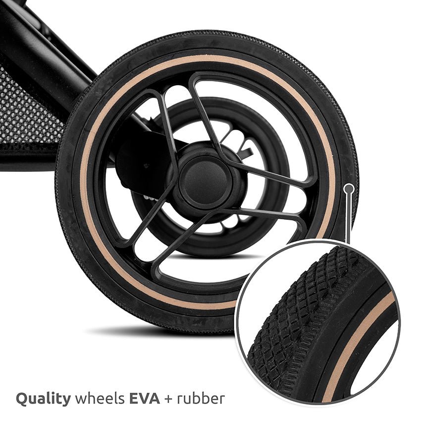 Lorelli Makaya Forward/Rearward 360 Rotation Stroller – Beige