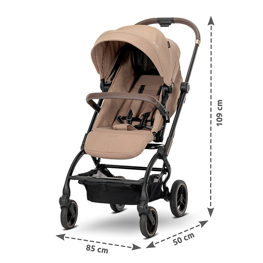 Lorelli Makaya Forward/Rearward 360 Rotation Stroller – Black