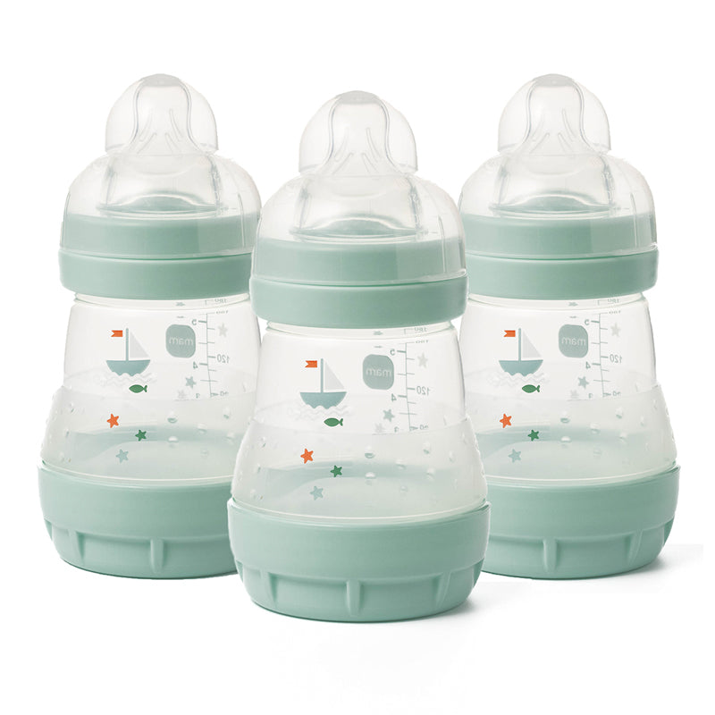 MAM Anti-Colic Bottles 160ml 3pk 2 Colours