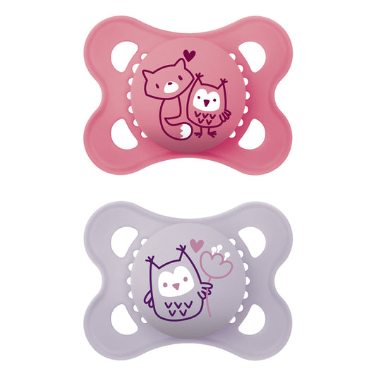MAM Original Soother Pink Design 2-6m 2Pk