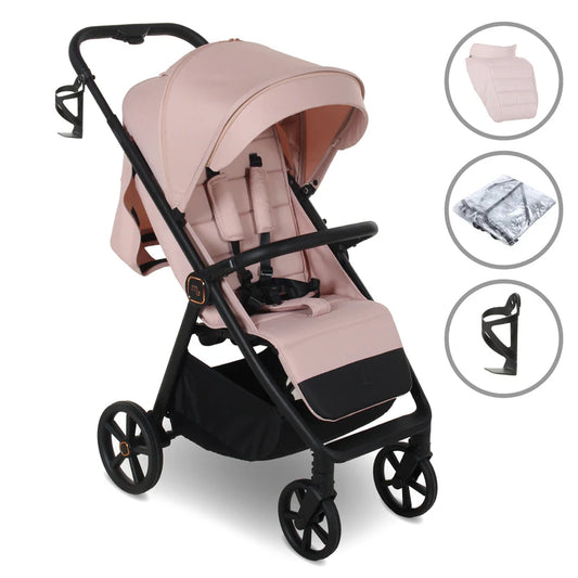 My Babiie MB170 Plus Pushchair - Pastel Pink