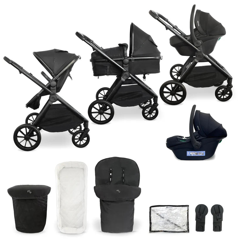 My Babiie MB220 3-in-1 Travel System - Black