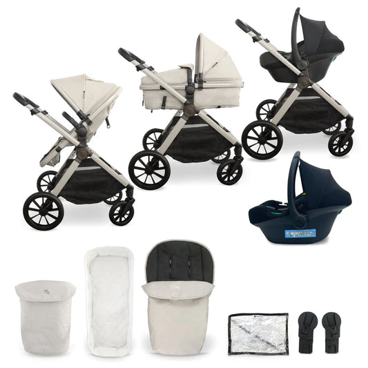 My Babiie MB220 3-in-1 Travel System - Ivory