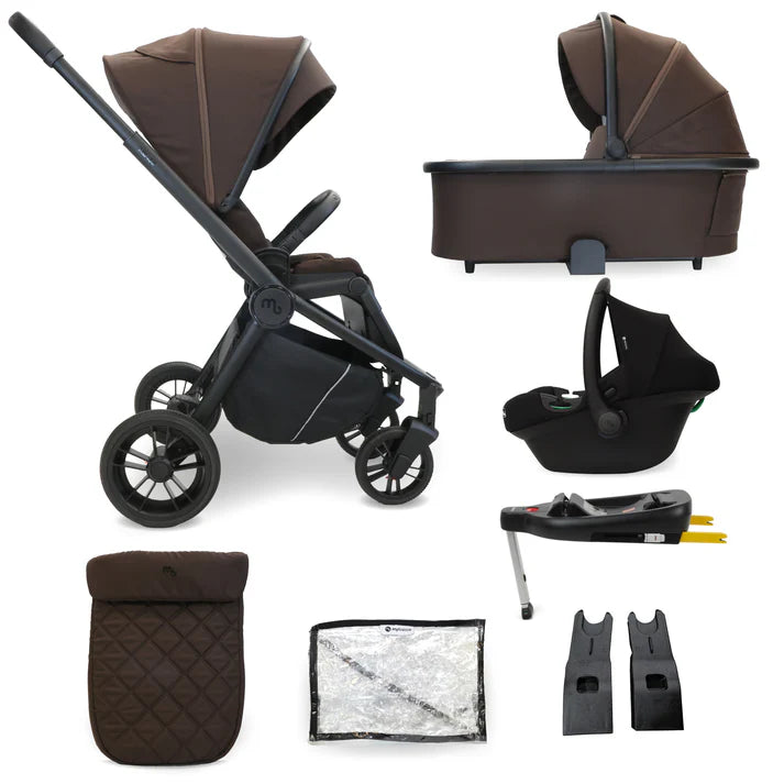 My Babiie MB450i 3-in-1 Travel System - Chocolate