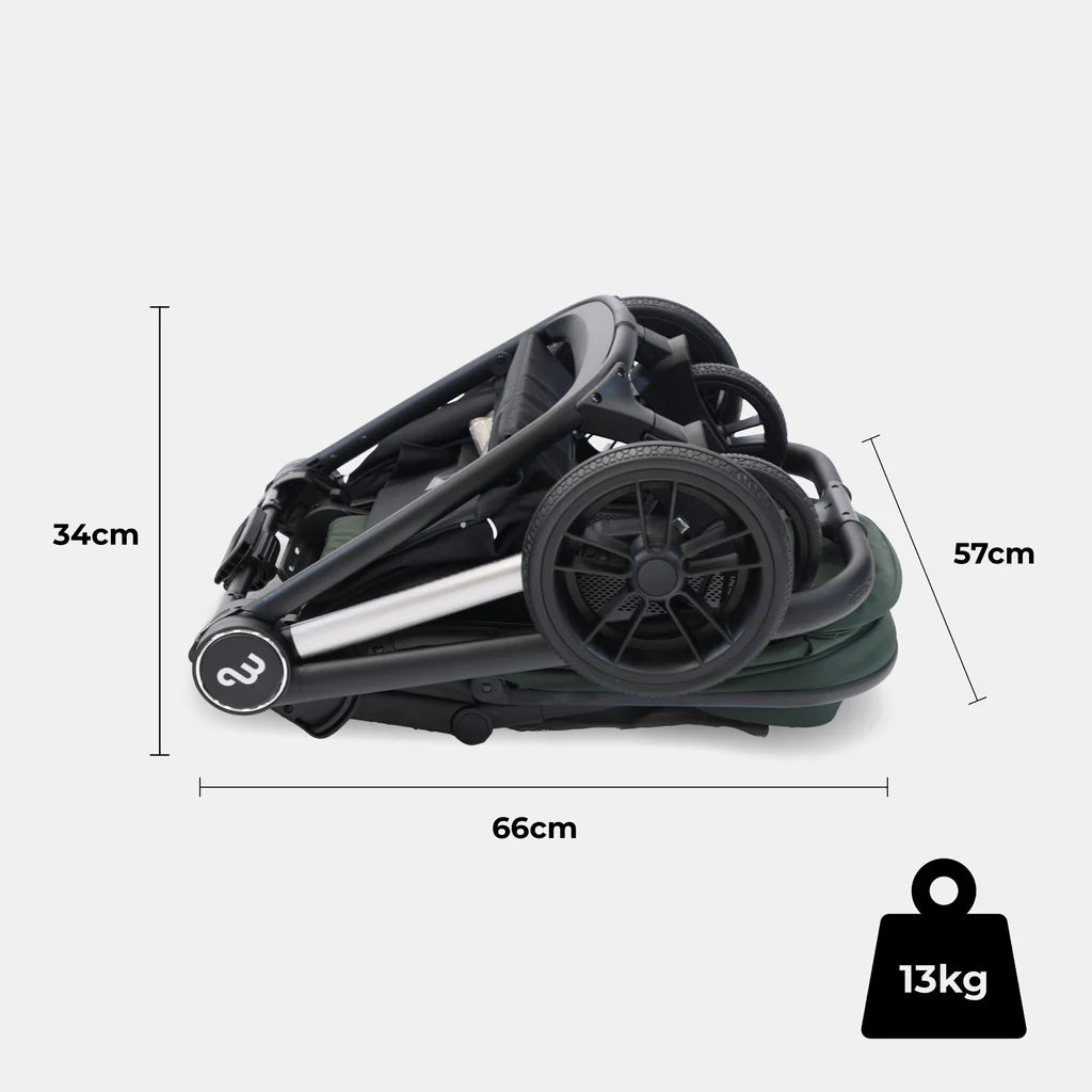 My Babiie MB450 Pushchair - Forest Green