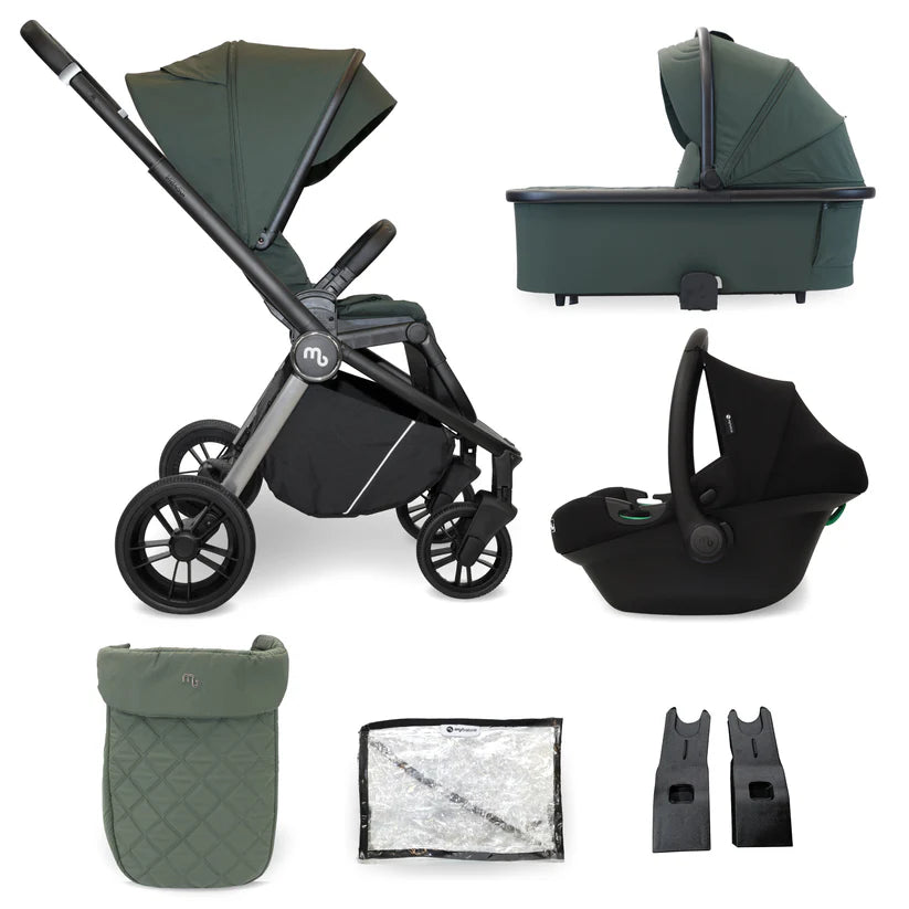 My Babiie MB450i 3-in-1 Travel System - Forest Green