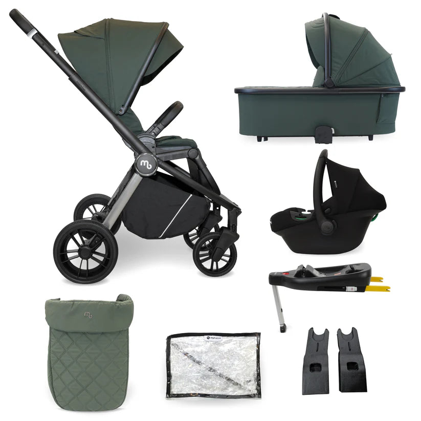 My Babiie MB450i 3-in-1 Travel System - Forest Green