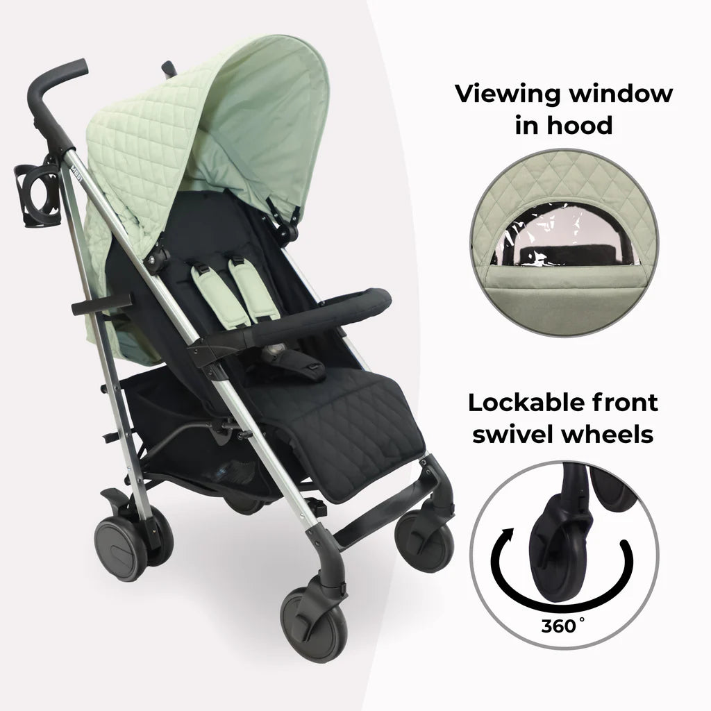 My Babiie MB51 Plus Stroller - Sage Green
