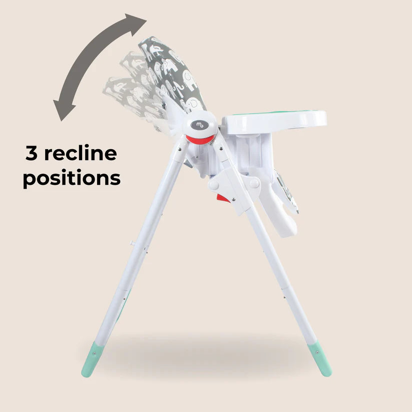 My Babiie MBHC8 Premium Highchair - Elephants