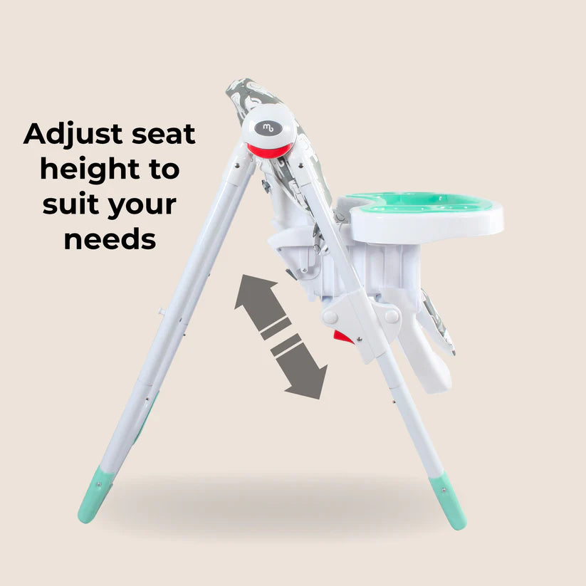 My Babiie MBHC8 Premium Highchair - Elephants
