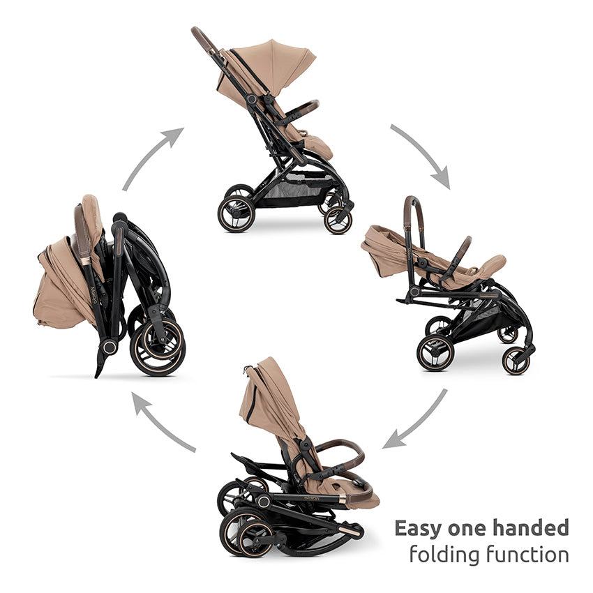 Lorelli Makaya Forward/Rearward 360 Rotation Stroller – Beige