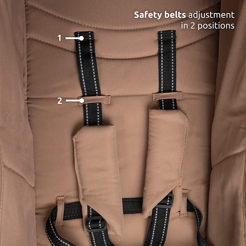 Lorelli Makaya Forward/Rearward 360 Rotation Stroller – Black