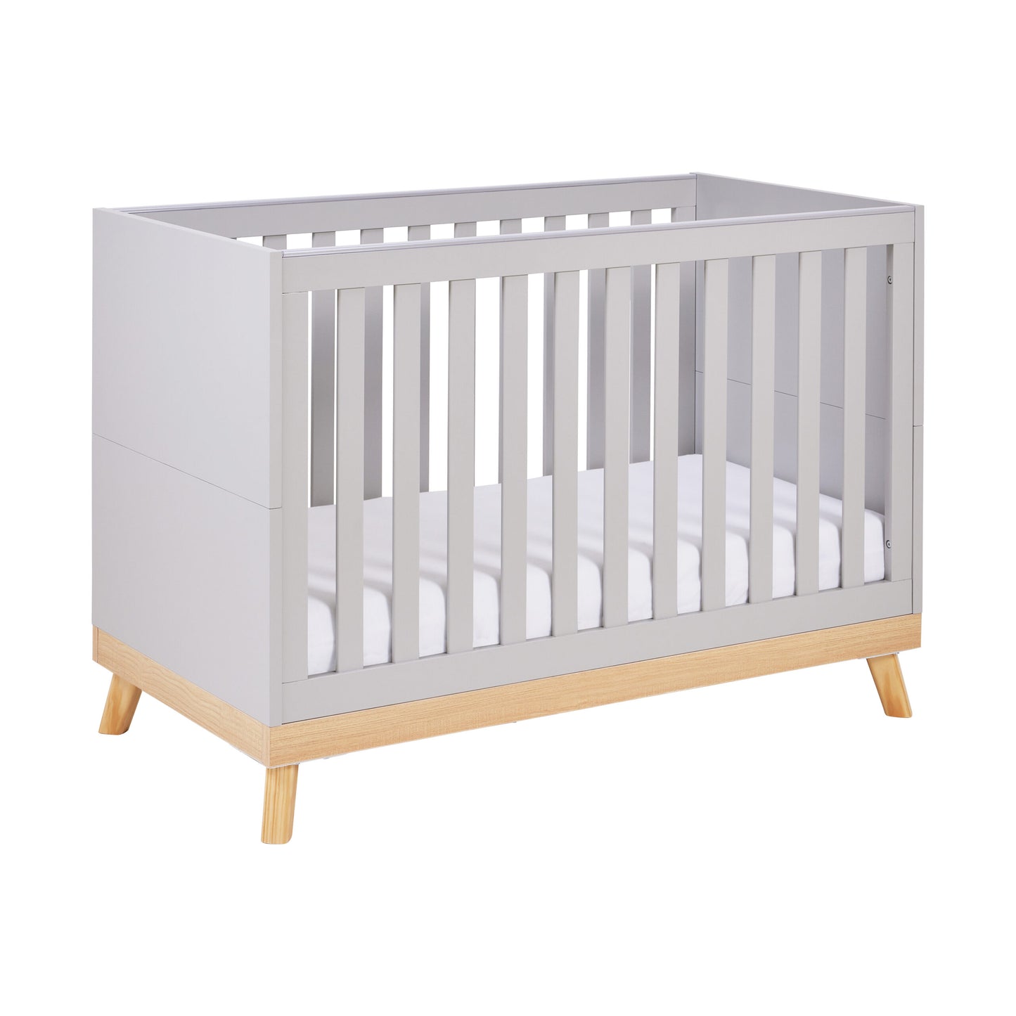 Babymore Mona Mini Cot Bed – Grey