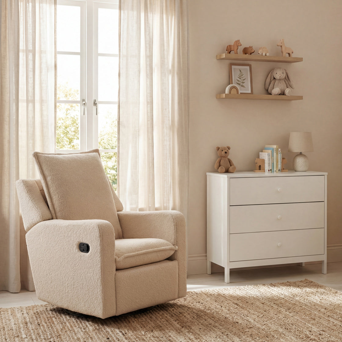 Bebe & Beyond Nestler Nursing Chair – Oat