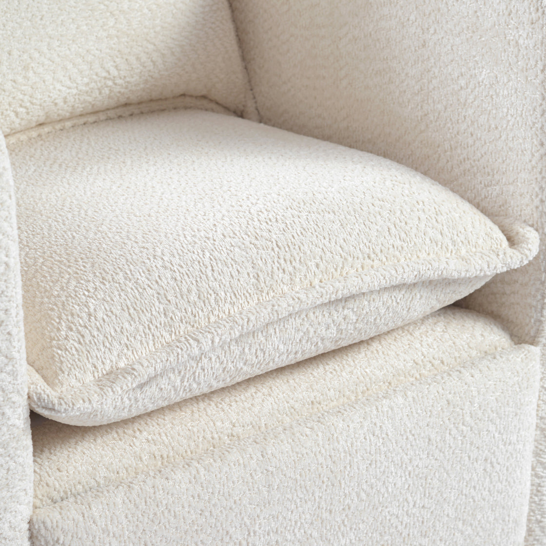 Bebe & Beyond Nestler Nursing Chair – Off White Boucle