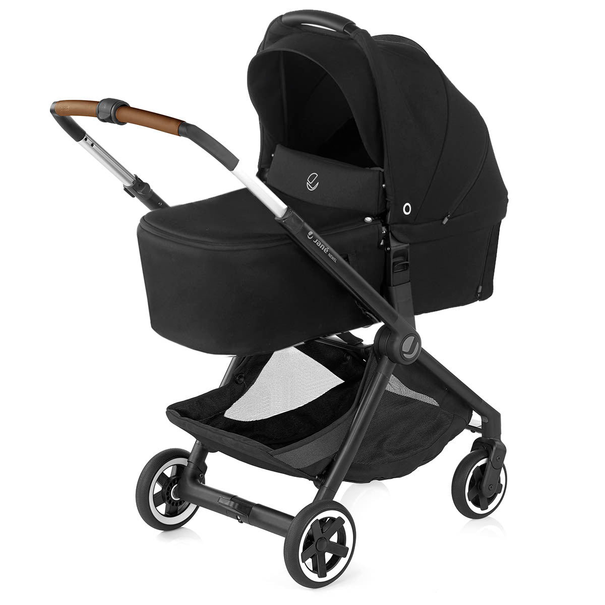 Jané Newel 10-Piece Complete Travel System Bundle  - Cold Black