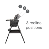 Tutti Bambini Nova Birth to 12 Years Complete Highchair Package - Black/Black