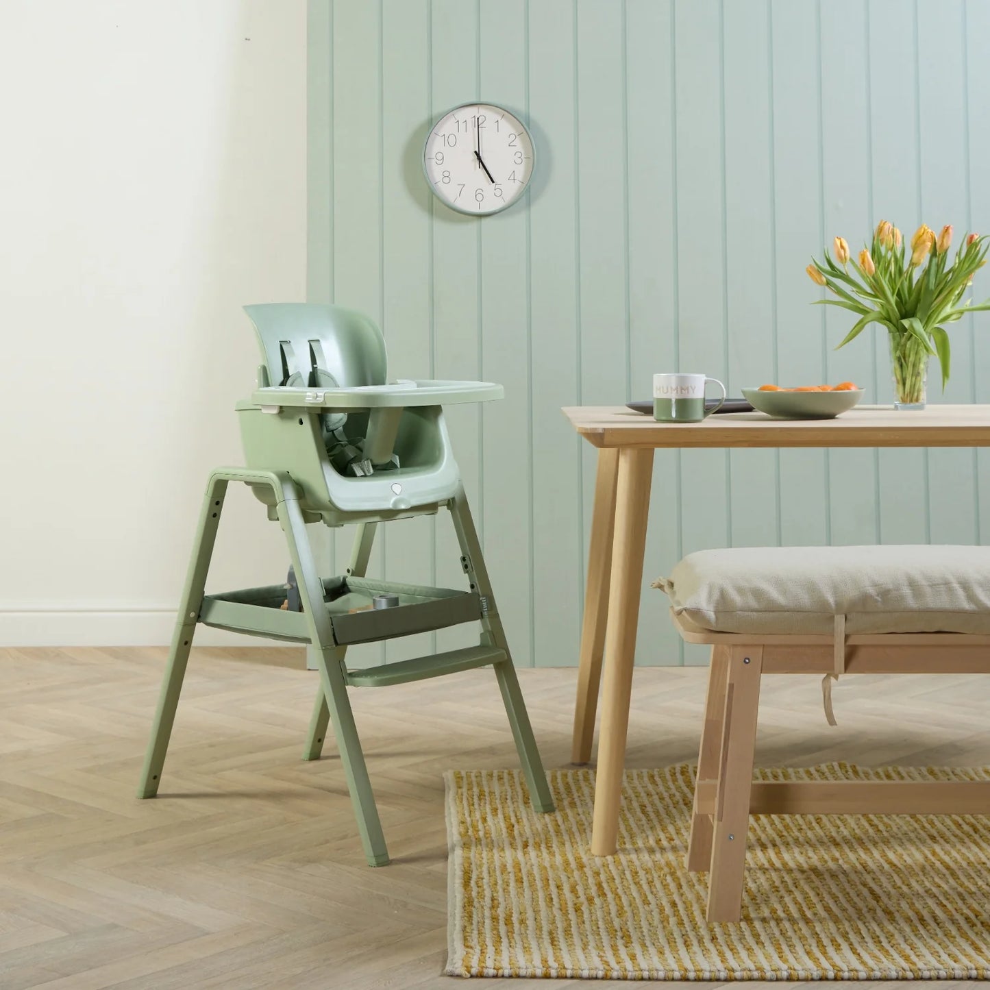 Tutti Bambini Nova Maison 7 in 1 Highchair Matcha