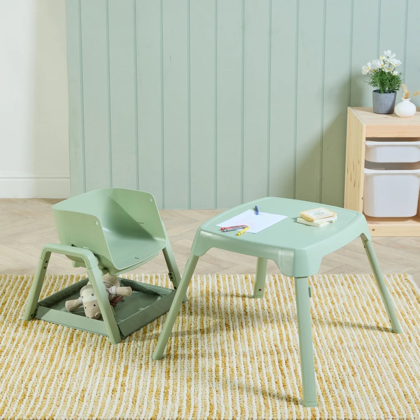 Tutti Bambini Nova Maison 7 in 1 Highchair Matcha