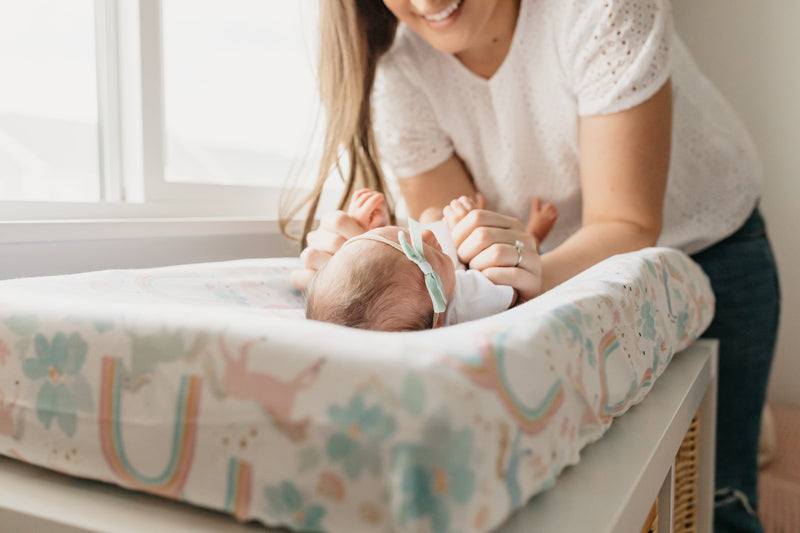 Copper Pearl Nappy Changing Pad COVER Whimsy
