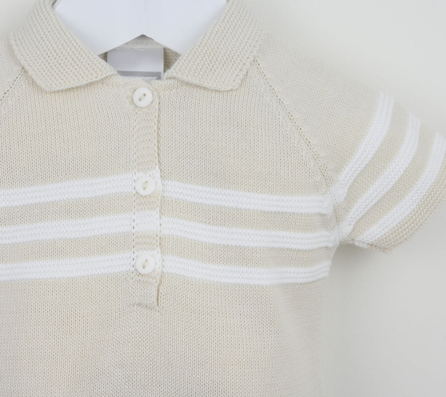 Pex Mateo Natural Stripe Romper