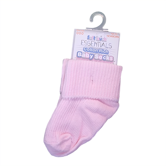 Soft Touch Newborn Socks Pink