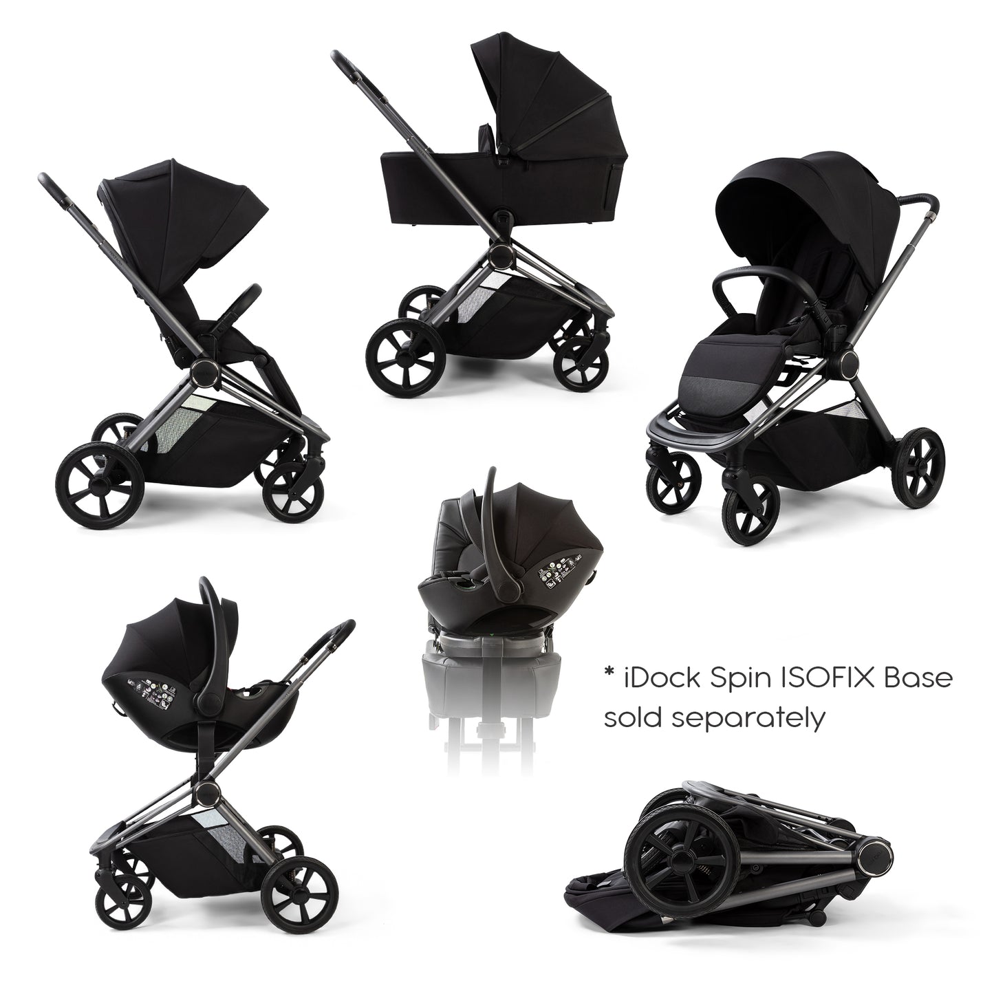 Red Kite Push Me Cruise 3 in 1 Travel System - Onyx