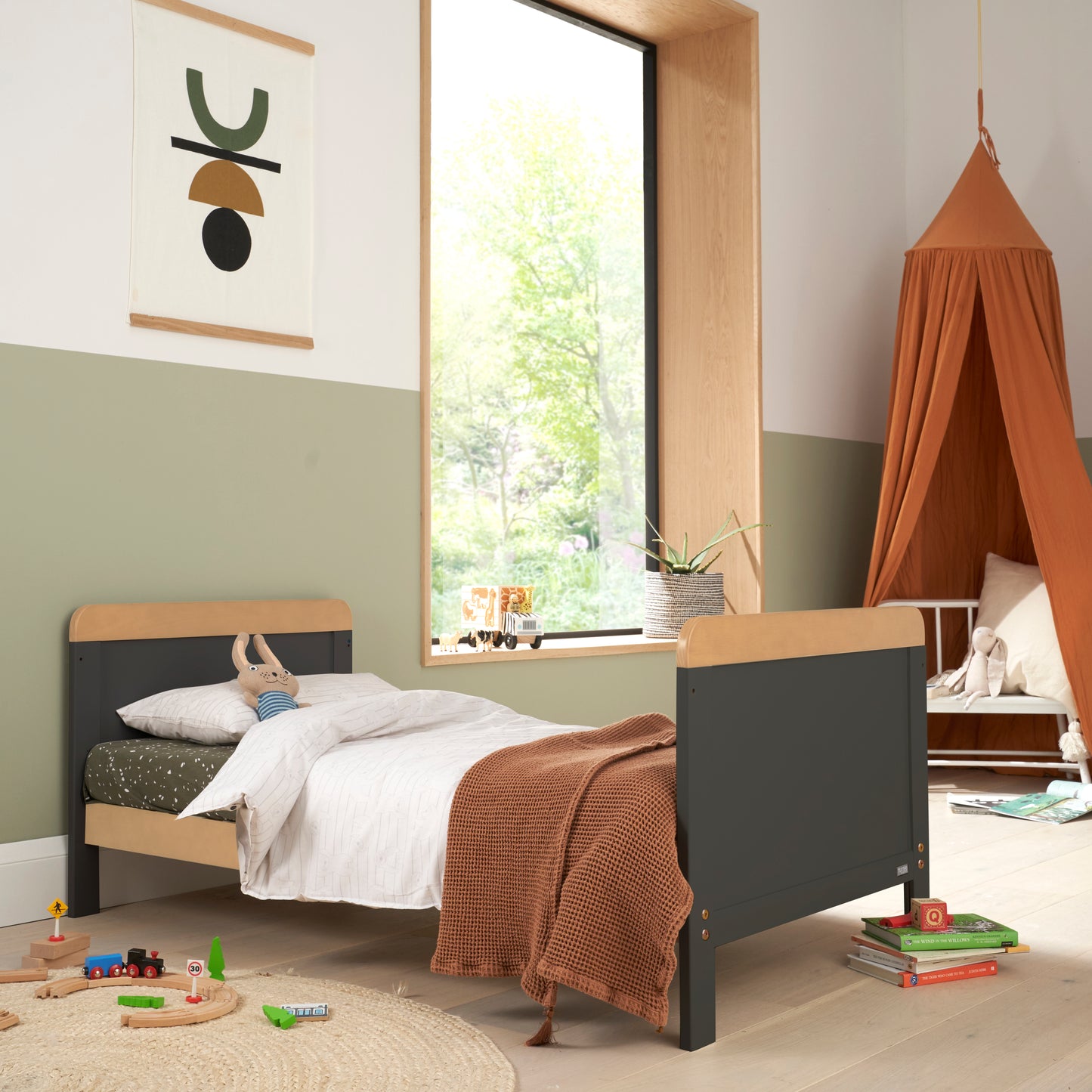 Tutti Bambini Rio 2 Piece Room Set Slate Grey & Oak